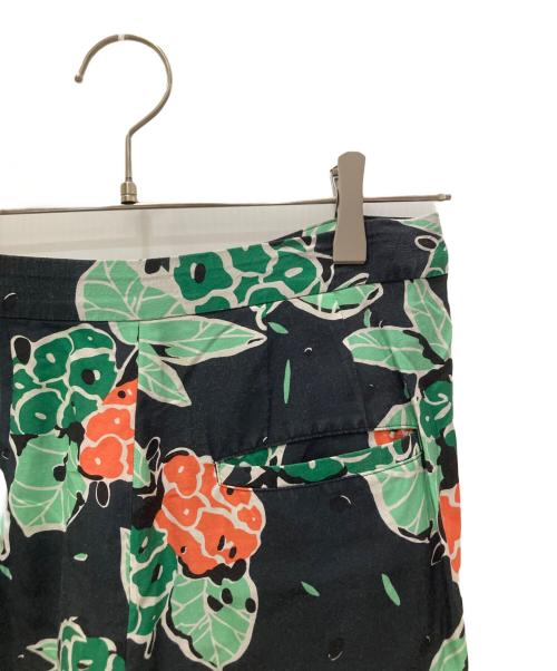 Demi-Luxe Beams（デミルクス ビームス）Demi-Luxe Beams (デミルクス ビームス) フラワープリントパンツ ブラック サイズ:Mの古着・服飾アイテム