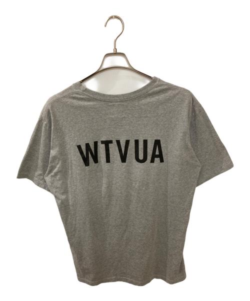 WTAPS（ダブルタップス）WTAPS (ダブルタップス) ロゴプリントTシャツ グレー サイズ:Lの古着・服飾アイテム