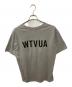 WTAPS (ダブルタップス) ロゴプリントTシャツ グレー サイズ:L：4000円