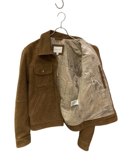 BANANA REPUBLIC（バナナリパブリック）BANANA REPUBLIC (バナナリパブリック) SUEDE TRUCKER JACKET ブラウン サイズ:Mの古着・服飾アイテム