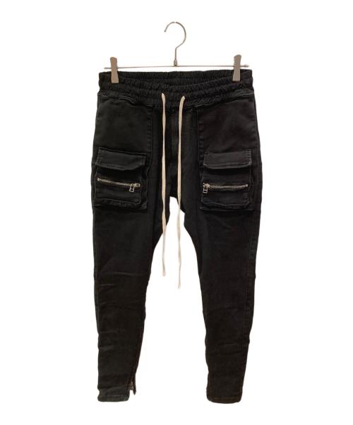 DANKE SCHON（ダンケ シェーン）DANKE SCHON (ダンケ シェーン) フラップポケットカーゴパンツ ブラック サイズ:Mの古着・服飾アイテム