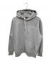 THE NORTH FACE（ザ ノース フェイス）の古着「スモールロゴヘザースウェットフーディ」｜グレー