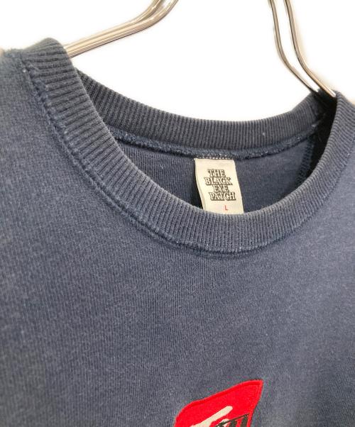 THE BLACK EYE PATCH（ブラックアイパッチ）THE BLACK EYE PATCH (ブラックアイパッチ) センター刺繍ロゴスウェット ネイビー サイズ:Lの古着・服飾アイテム
