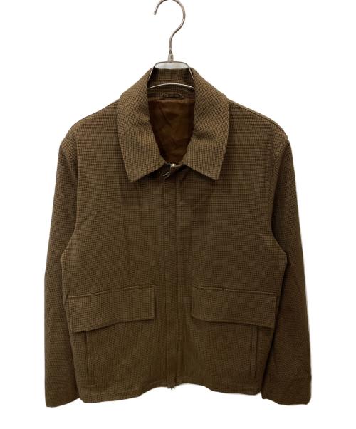 MEN's MELROSE（メンズメルローズ）MEN's MELROSE (メンズメルローズ) スイングトップ ブラウン サイズ:Ｌの古着・服飾アイテム