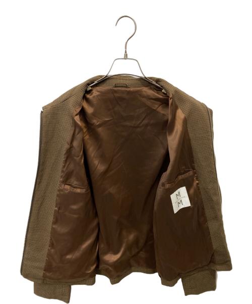 MEN's MELROSE（メンズメルローズ）MEN's MELROSE (メンズメルローズ) スイングトップ ブラウン サイズ:Ｌの古着・服飾アイテム