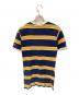 OLD STUSSY (オールドステューシー) 半袖Tシャツ ネイビー×イエロー サイズ:M：4000円