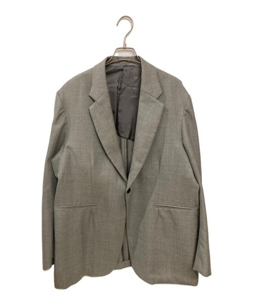 Adam et Rope（アダム エ ロペ）Adam et Rope (アダム エ ロペ) wool flannel tailored Jacket グレー サイズ:XLの古着・服飾アイテム