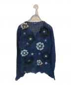 PINK HOUSEピンクハウス）の古着「カーディガン」｜ネイビー