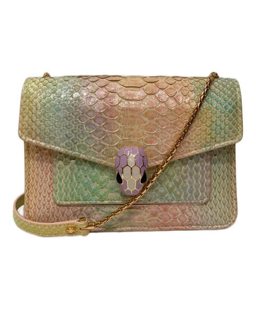 BVLGARI（ブルガリ）BVLGARI (ブルガリ) ショルダーバッグ イエローの古着・服飾アイテム