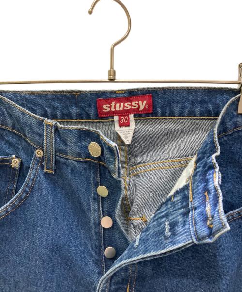 stussy（ステューシー）stussy (ステューシー) 90Sデニムパンツ インディゴ サイズ:76cm(W30)の古着・服飾アイテム