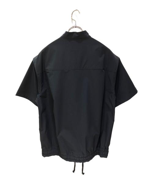 A + TOKYO（エープラス トウキョウ）A + TOKYO (エープラス トウキョウ) SOLOTEXスタンドカラーシャツ ネイビー サイズ:2の古着・服飾アイテム