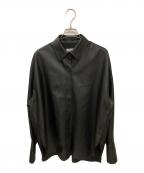 BABYLONEバビロン）の古着「バックタックオーバーシャツ」｜ブラック