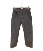 CIOTAシオタ）の古着「スビンコットン 13,5oz テーパードデニム」｜グレー