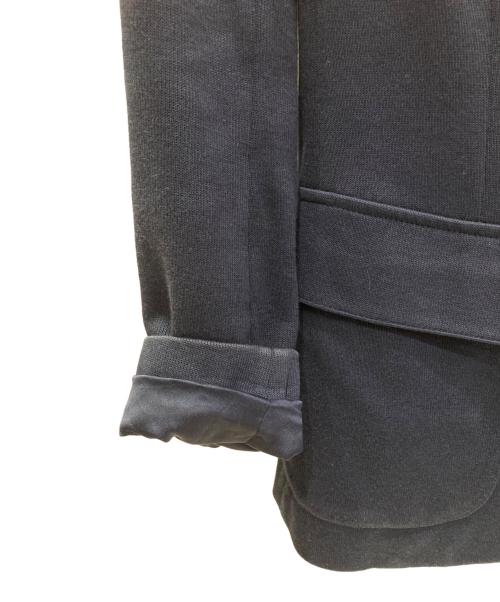 POLO RALPH LAUREN（ポロ・ラルフローレン）POLO RALPH LAUREN (ポロ・ラルフローレン) ロゴ刺繍スウェット金釦ブレザー ネイビーの古着・服飾アイテム