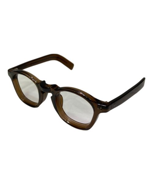 guepard（ギュパール）guepard (ギュパール) パリジャン眼鏡 ブラウンの古着・服飾アイテム