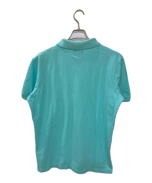 stussy（ステューシー）stussy (ステューシー) ロゴワッペンポロシャツ ブルー サイズ:Mの古着・服飾アイテム