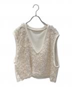 journal standard luxeジャーナルスタンダード ラックス）の古着「SEP ベスト」｜ホワイト