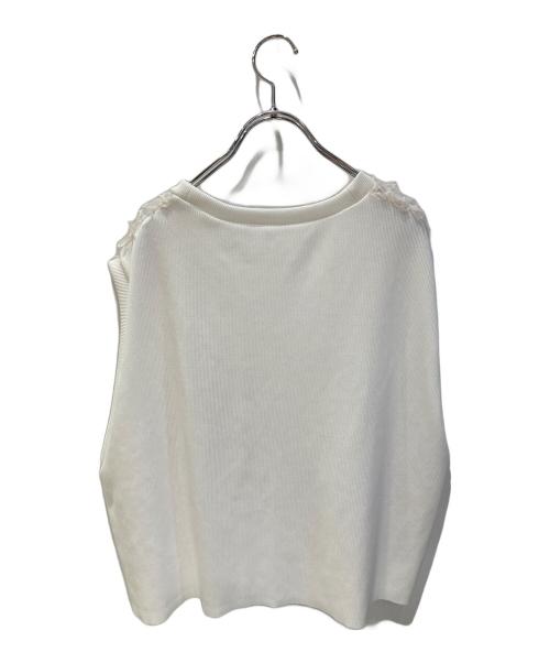 journal standard luxe（ジャーナルスタンダード ラックス）journal standard luxe (ジャーナルスタンダード リュクス) SEP ベスト ホワイト サイズ:不明(実寸サイズをご確認ください)の古着・服飾アイテム