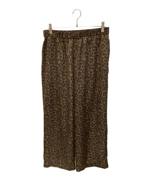 journal standard luxe（ジャーナルスタンダード ラックス）journal standard luxe (ジャーナルスタンダード リュクス) レオパードサテン イージーパンツ ブラウン サイズ:不明(実寸サイズをご確認ください)の古着・服飾アイテム