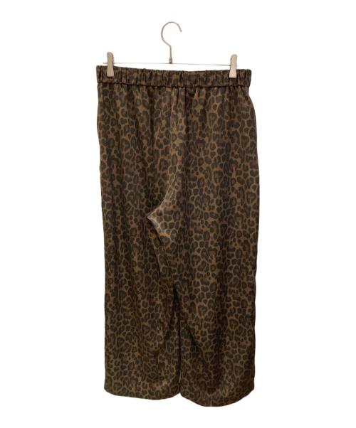 journal standard luxe（ジャーナルスタンダード ラックス）journal standard luxe (ジャーナルスタンダード リュクス) レオパードサテン イージーパンツ ブラウン サイズ:不明(実寸サイズをご確認ください)の古着・服飾アイテム