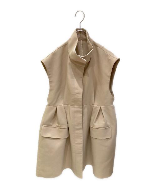 HEREIAM（ヘレイアム）HEREIAM (ヘレイアム) エンパイアベスト ベージュ サイズ:2の古着・服飾アイテム