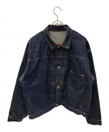 SUGAR CANE（シュガーケーン）の古着「13.5oz. BLUE DENIM BLOUSE」｜インディゴ