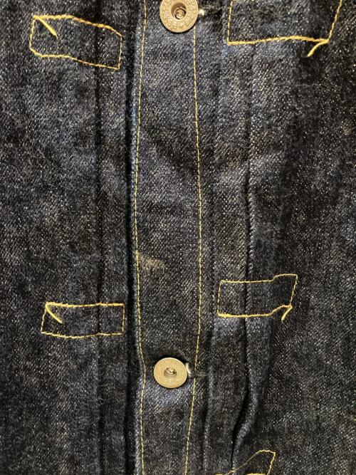 SUGAR CANE（シュガーケーン）SUGAR CANE (シュガーケーン) 13.5oz. BLUE DENIM BLOUSE インディゴ サイズ:50の古着・服飾アイテム