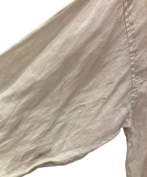 nest Robe（ネストローブ）nest Robe (ネストローブ) リネンスキッパー2WAYブラウス ベージュ サイズ:FREEの古着・服飾アイテム