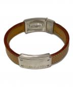 Atomic number47アトミック ナンバー47）の古着「シルバーブレスレット」｜ブラウン