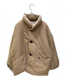 ORCIVAL（オーシバル）の古着「Brushed Taffeta Stand Collar Blouson」｜ブラウン