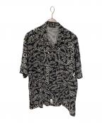 BALENCIAGAバレンシアガ）の古着「Logo patterned shirt」｜ブラック