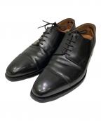 Crockett & Jonesクロケット＆ジョーンズ）の古着「ストレートチップシューズ」｜ブラック