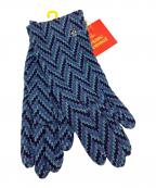 Vivienne Westwoodヴィヴィアンウエストウッド）の古着「オーブ刺繍手袋」｜ブルー