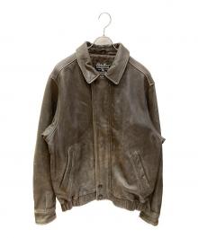 Eddie Bauer（エディーバウアー）の古着「古着レザーブルゾン」｜ブラウン