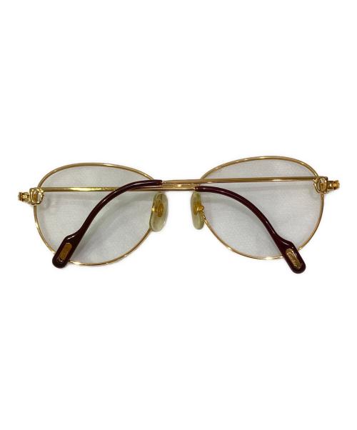 Cartier（カルティエ）Cartier (カルティエ) 眼鏡 ゴールド サイズ:55□18の古着・服飾アイテム