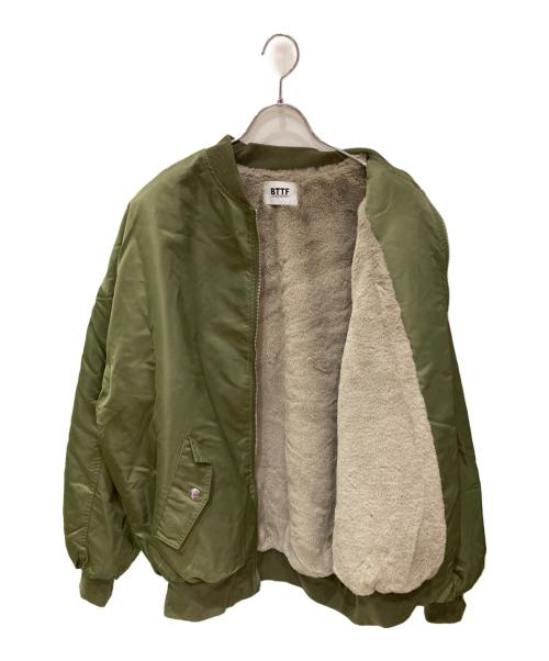 BACK TO THE FIELD（バック トゥ ザ フィールド）BACK TO THE FIELD (バック トゥ ザ フィールド) MLB (エムエルビー) ヤンキースミリタリーブルゾン オリーブ サイズ:FREEの古着・服飾アイテム
