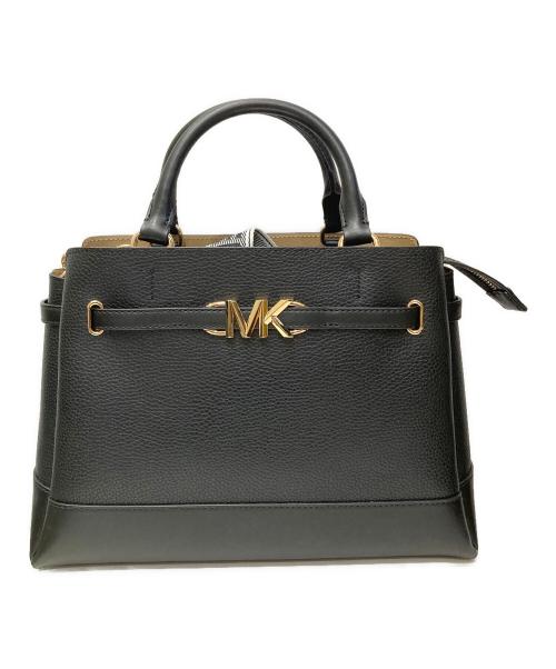 MICHAEL KORS（マイケル・コース）MICHAEL KORS (マイケルコース) 2WAYショルダーバッグ ブラックの古着・服飾アイテム