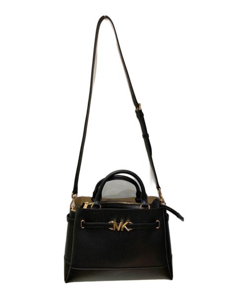 MICHAEL KORS（マイケル・コース）MICHAEL KORS (マイケルコース) 2WAYショルダーバッグ ブラックの古着・服飾アイテム