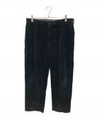 POLO RALPH LAURENポロ・ラルフローレン）の古着「90's太畝コーデュロイパンツ」｜ブラック