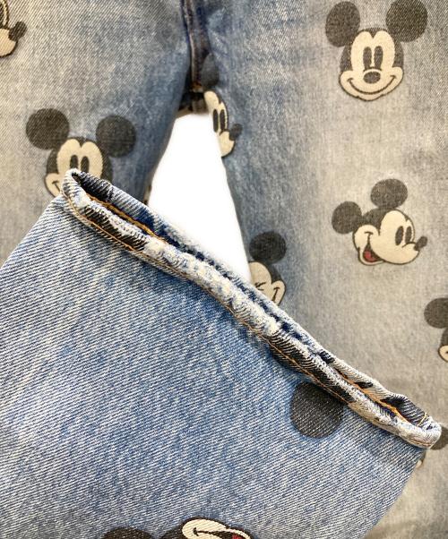 LEVI'S（リーバイス）LEVI'S (リーバイス) Disney COLLECTION (ディズニー コレクション) ミッキーマウスプリントデニムパンツ インディゴ サイズ:76cm(W30)の古着・服飾アイテム
