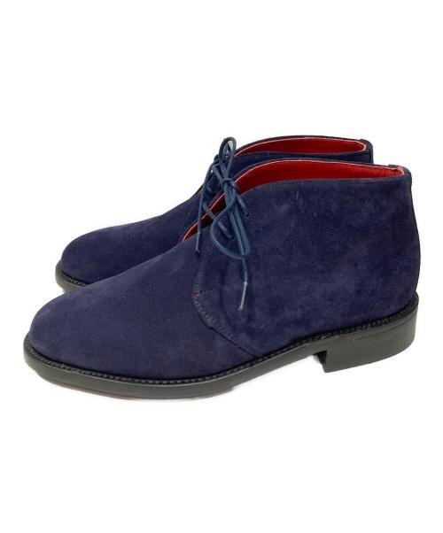 SANDERS（サンダース）SANDERS (サンダース) デザートブーツ ネイビー サイズ:5 1/2の古着・服飾アイテム
