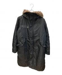 Hysteric Glamour（ヒステリックグラマー）の古着「フーデッドコート」｜ブラック