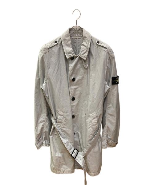 STONE ISLAND（ストーンアイランド）STONE ISLAND (ストーンアイランド) ステンカラーコート/ハーフコート グレー サイズ:不明（実寸サイズをご確認ください）の古着・服飾アイテム