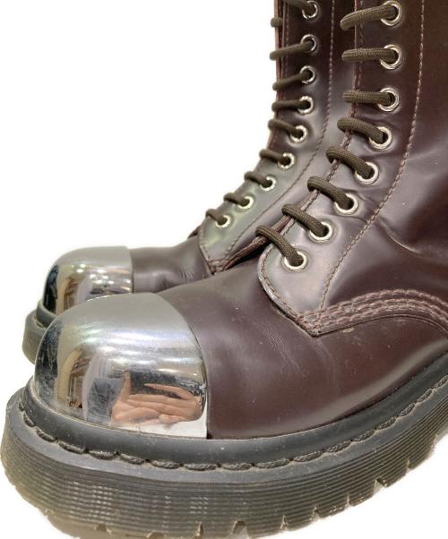 Dr.Martens（ドクターマーチン）Dr.Martens (ドクターマーチン) 10ホールブーツ ボルドー サイズ:7の古着・服飾アイテム