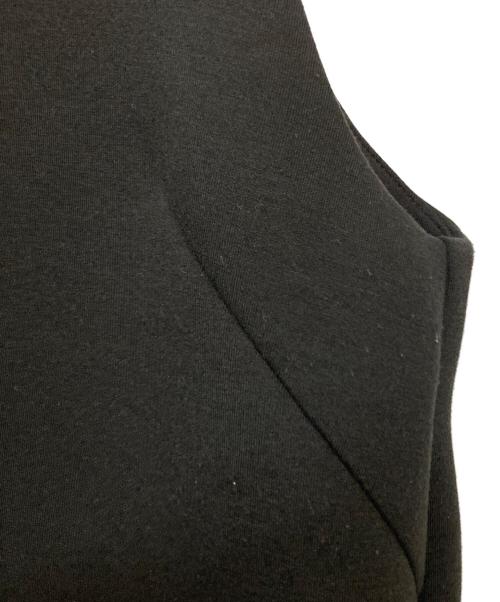 icB（アイシービー）icB (アイシービー) コンパクトダブルフェイス ジャンパースカート ブラック サイズ:Lの古着・服飾アイテム