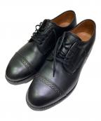 WHEEL ROBEウィールローブ）の古着「パンチドキャップトゥダービーシューズ」｜ブラック