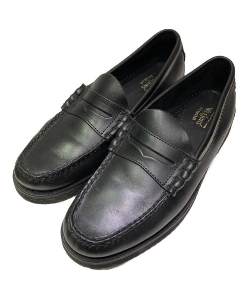 G.H.BASS（ジーエイチバス）G.H.BASS (ジーエイチバス) ラーソン ペニーローファー ブラック サイズ:42の古着・服飾アイテム