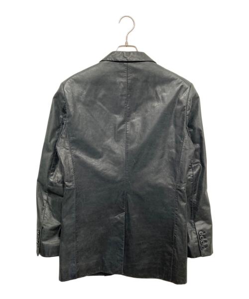 Calvin Klein（カルバンクライン）Calvin Klein (カルバンクライン) レザージャケット ブラック サイズ:Mの古着・服飾アイテム