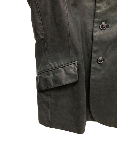 Calvin Klein（カルバンクライン）Calvin Klein (カルバンクライン) レザージャケット ブラック サイズ:Mの古着・服飾アイテム