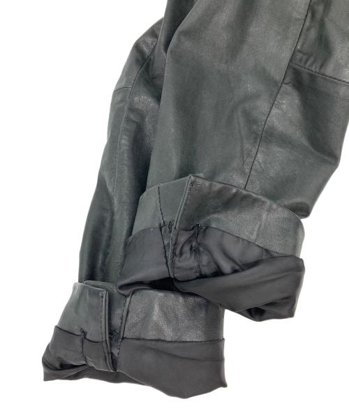 Calvin Klein（カルバンクライン）Calvin Klein (カルバンクライン) レザージャケット ブラック サイズ:Mの古着・服飾アイテム